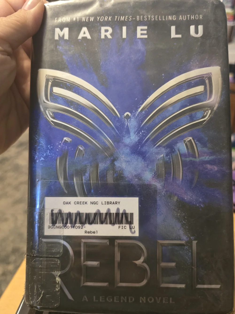 Legend Trilogy Set - Rebel, Prodigy, Legend - HARDCOVER - Lu, Marie - Ex Library